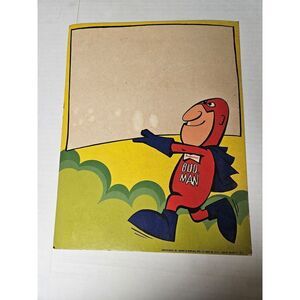 Vintage Bud Man 1973 Budweiser Cardboard‎
